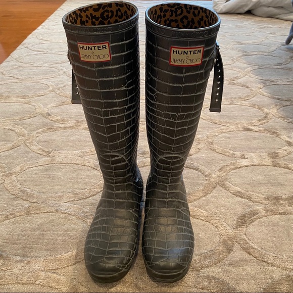 Jimmy Choo x Hunter Rubber Rain Boots - Picture 2 of 12